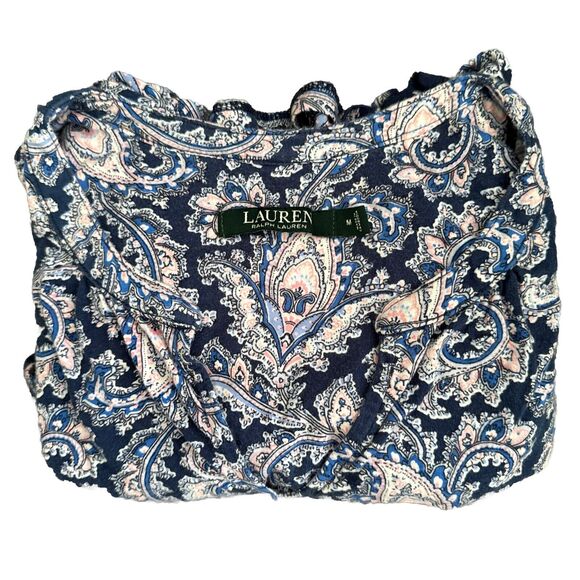 Lauren Ralph Lauren Dress Midi Tank Size M Floral Print Summer Dress - Picture 2 of 10